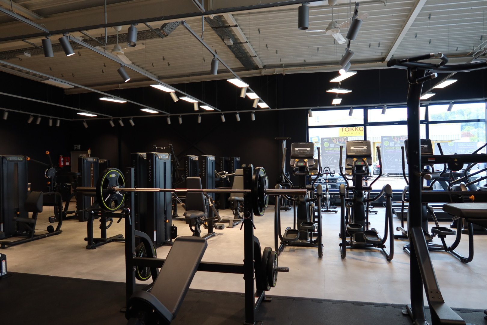 Einblick ins Studio – Trainingsfläche